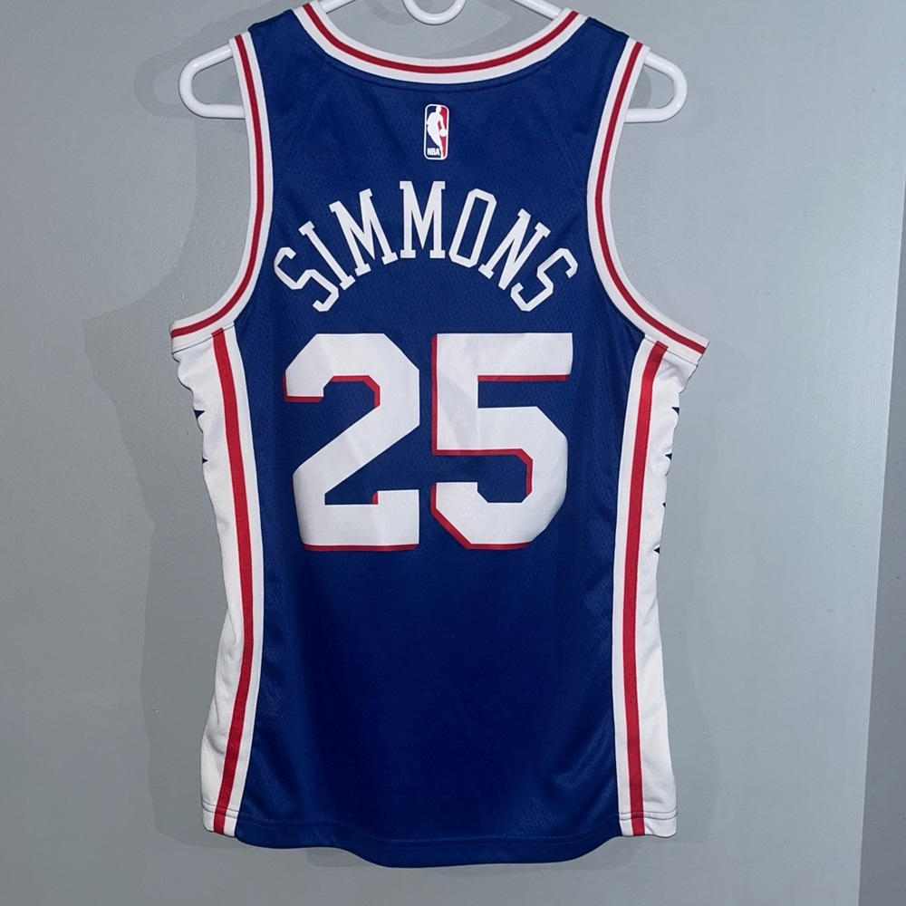 Philadelphia 76ers #25 Ben Simmons Nike NBA Swingman Basketball Jersey PHILA